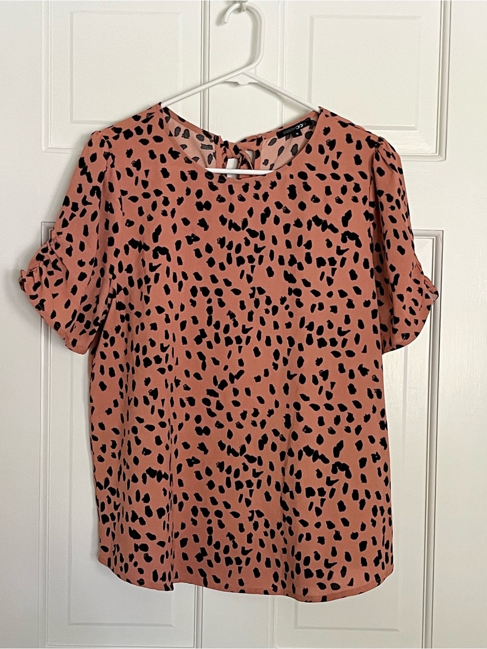 Papermoon Spotted Short Sleeve Top